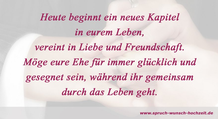 Glückliche Ehe Wunsch
