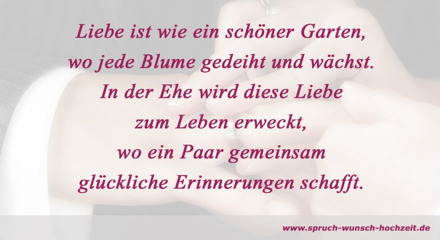 Glückwunsch zur Ehe
