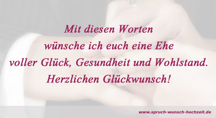 Wunsch Ehe