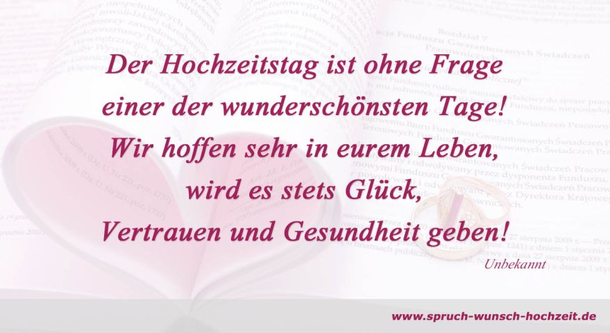 gedicht hoffnung hochzeit