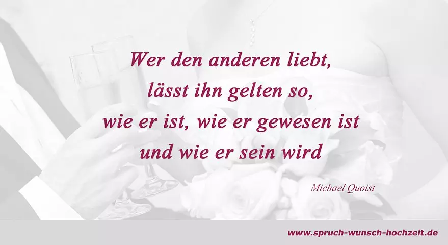 Hochzeitsspruch Liebe