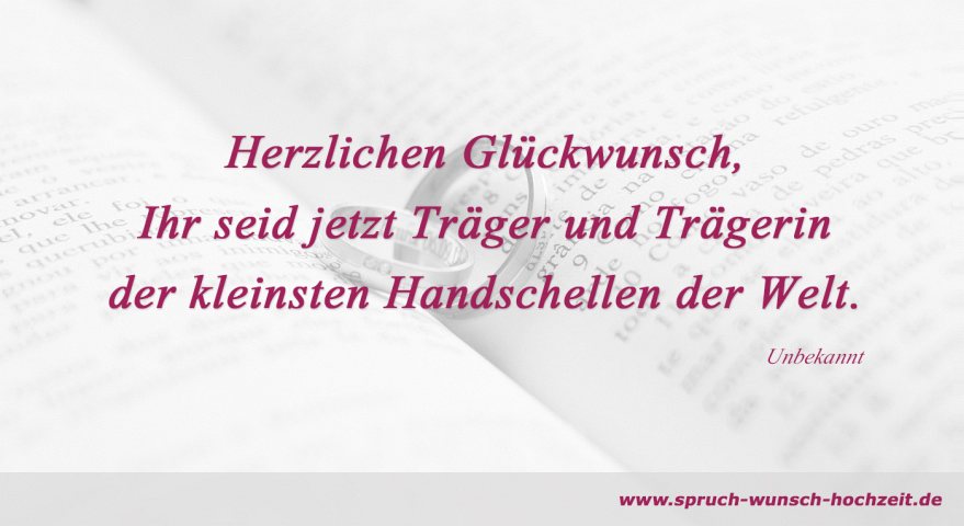 Hochzeit witzig spruch Hochzeit Spruch