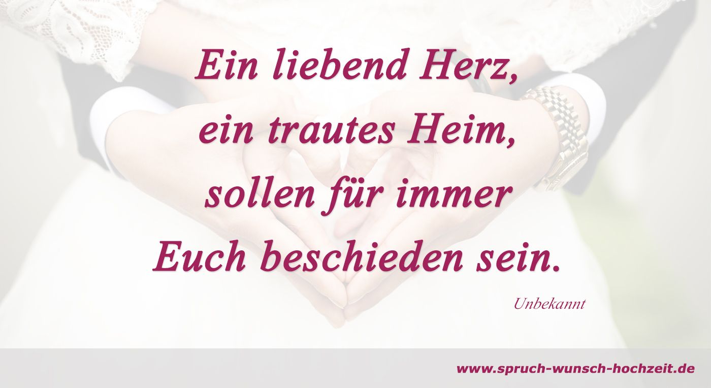 Ei liebend Herz Spruch
