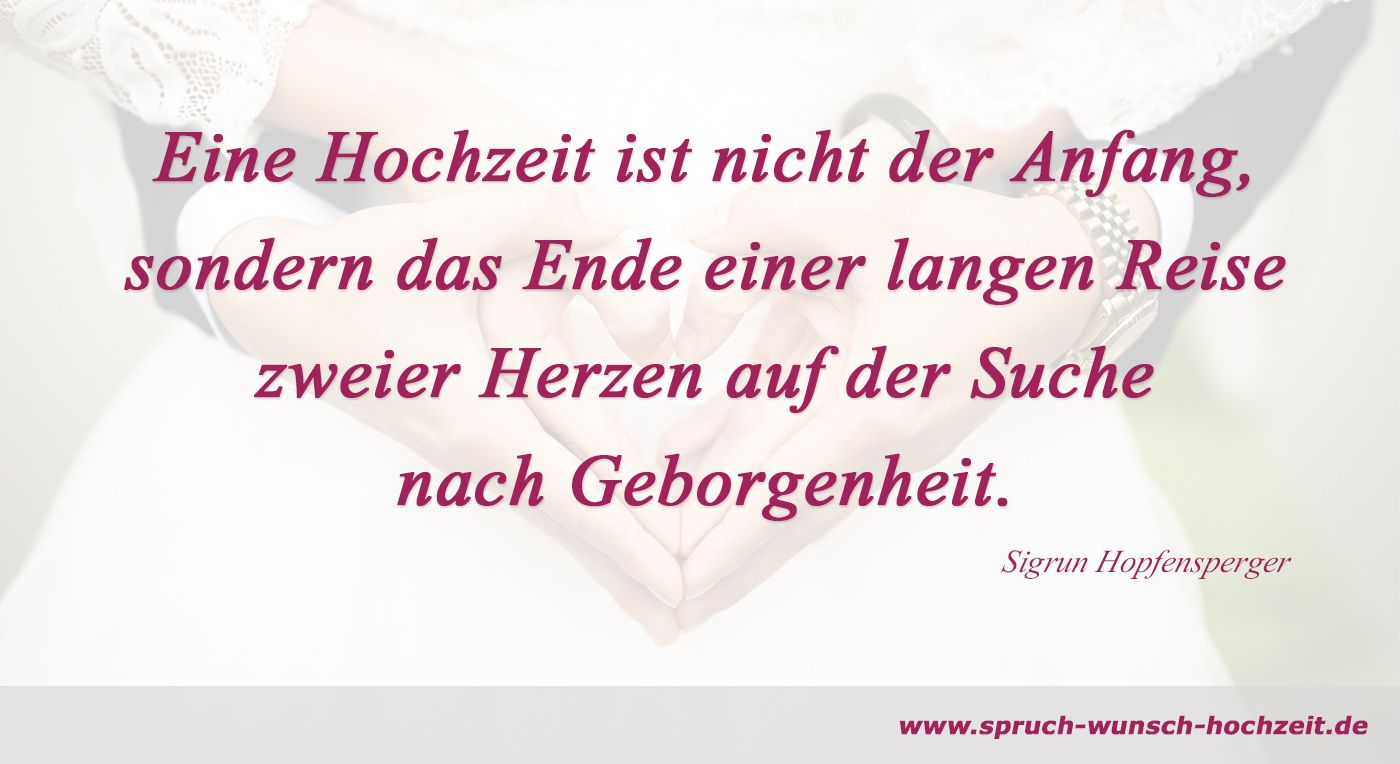 Sprüche mit Herz zur Hochzeit