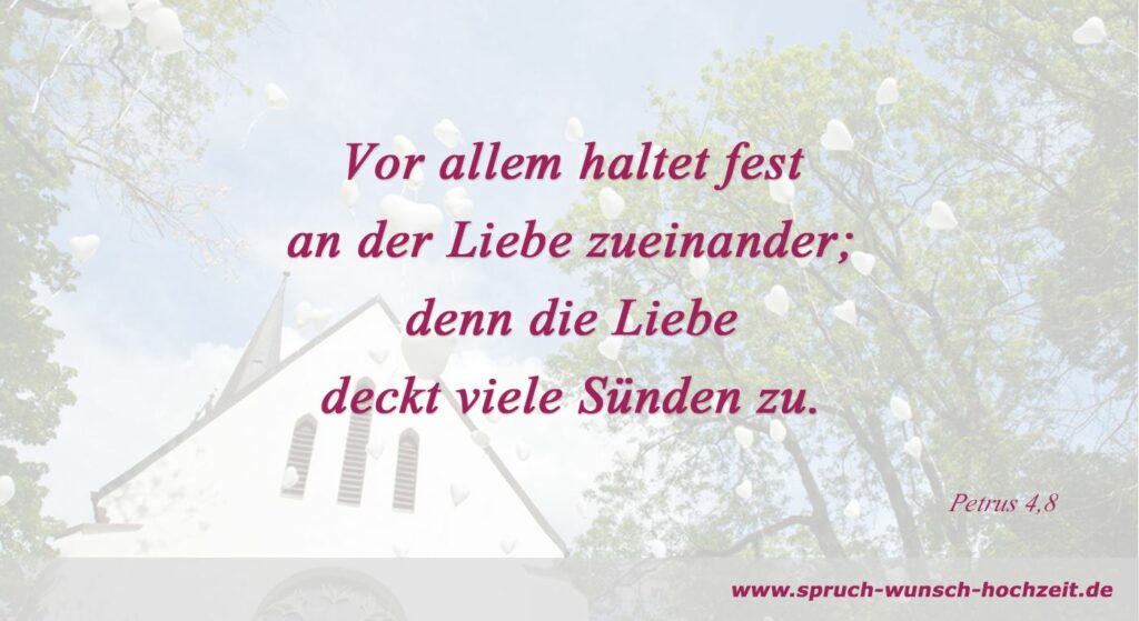 Trausprüche, kirchliche und weltliche Trausprüche, Spruch zur Trauung