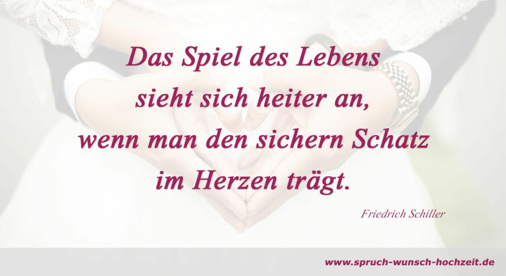 Sprüche mit Herz zur Hochzeit