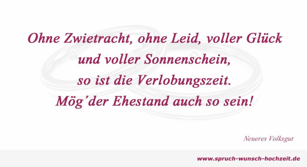 Sprüche und Wünsche zur Hochzeit für Karten und Glückwünsche