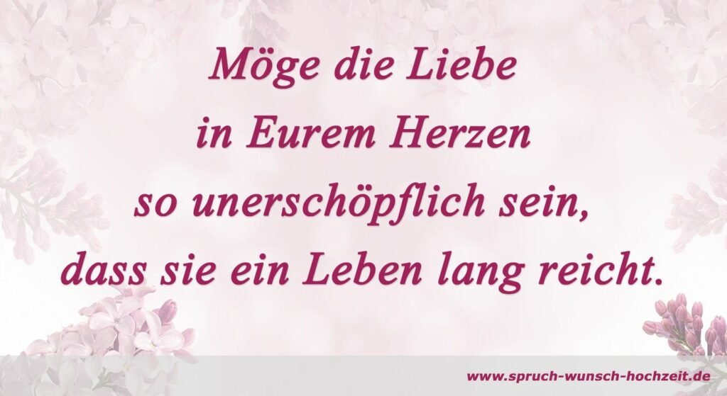 Glückwunsch zur Hochzeit Hochzeitssprüche für Glückwünsche