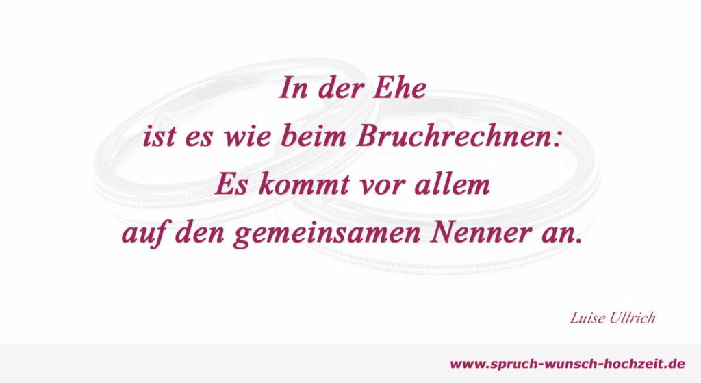 Sprüche und Wünsche zur Hochzeit für Karten und Glückwünsche