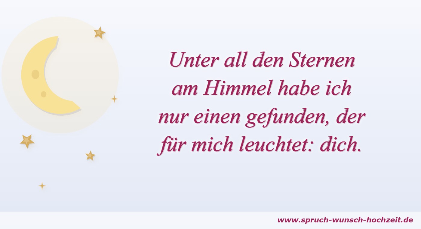 Romantischer Heiratsantrag Spruch: unter all den Sternen